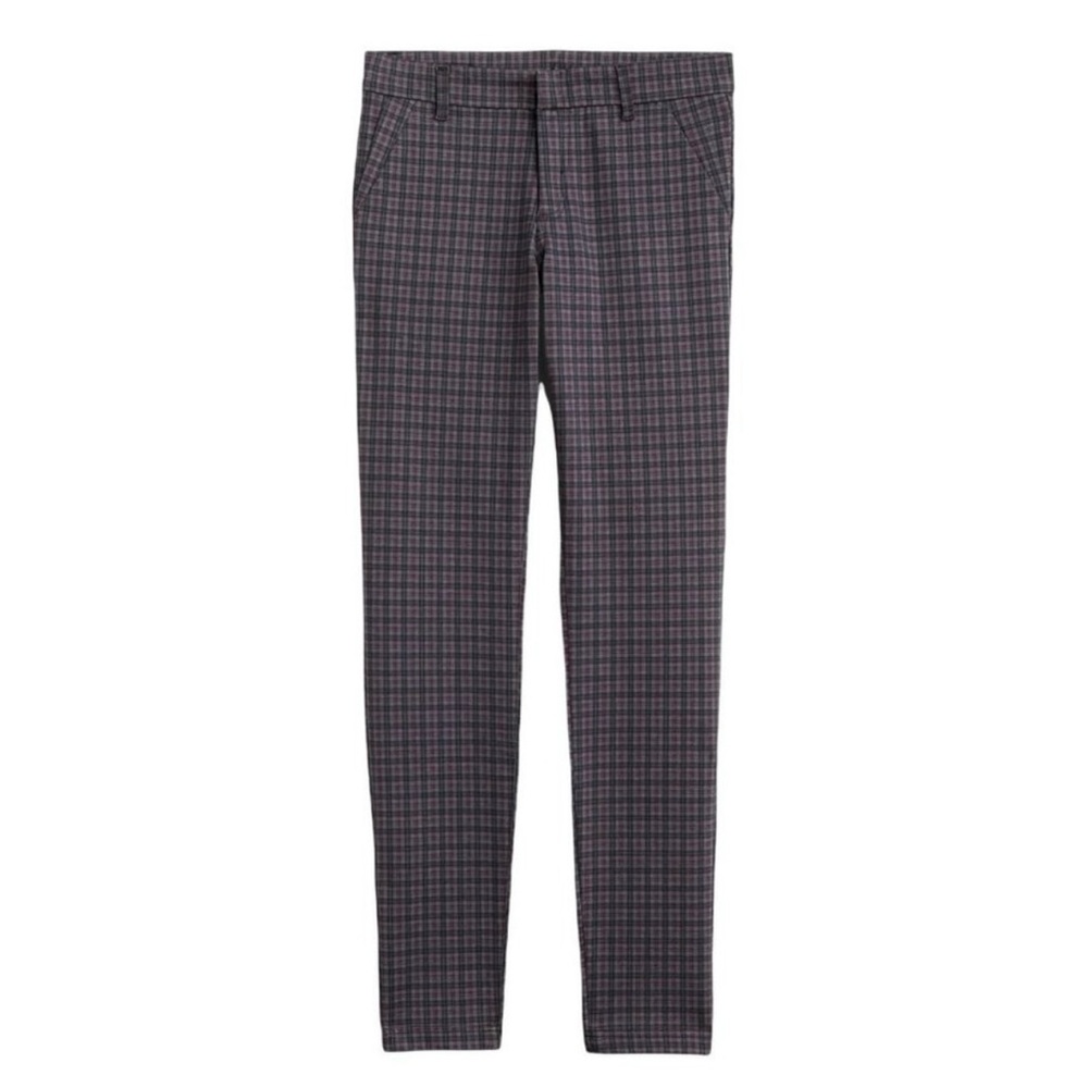 Kut From The Kloth NWOT Elyse Printed Slim Straight Leg Pant Dark Grey Size 12 - Picture 2 of 9